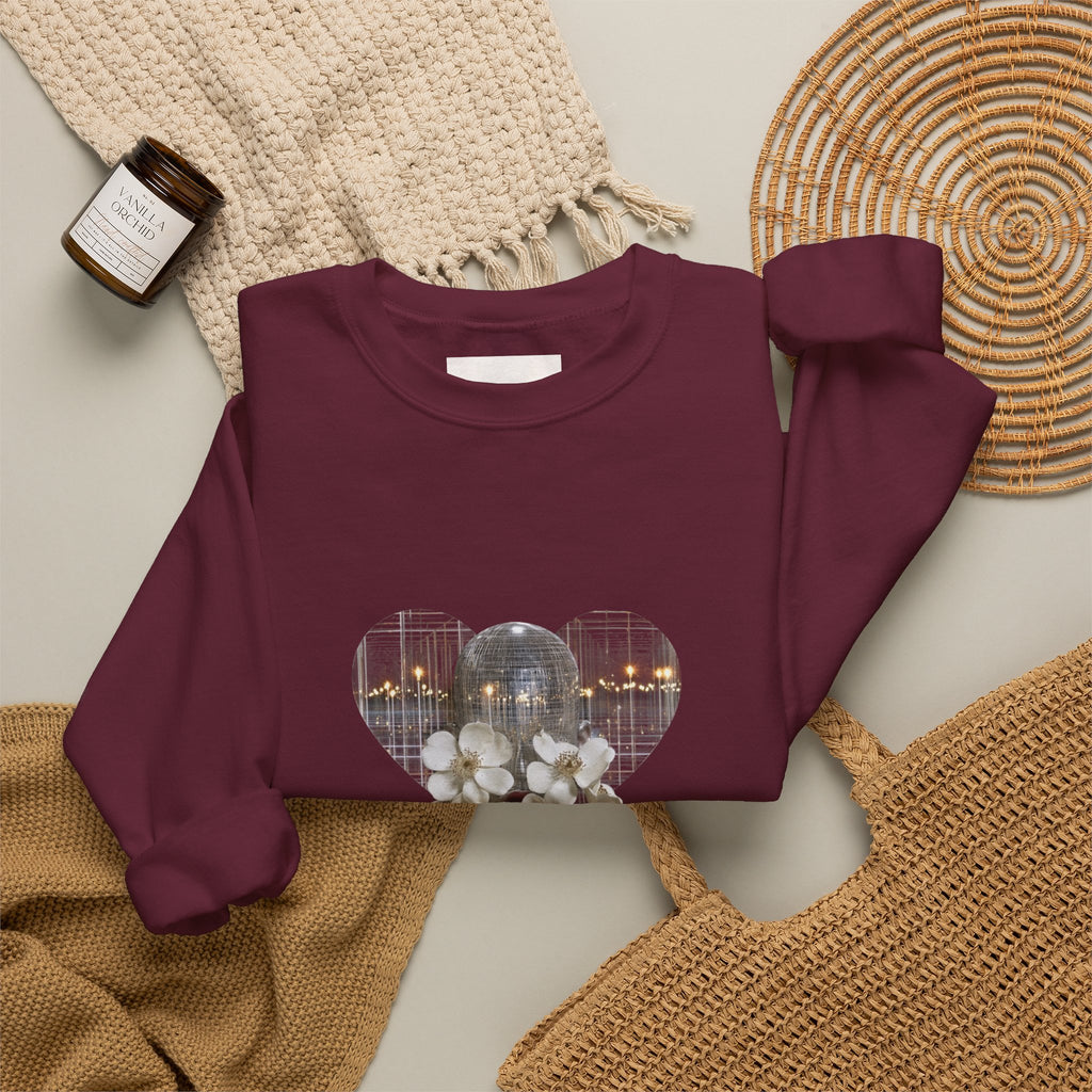Floral Silhouette Crewneck Sweatshirt