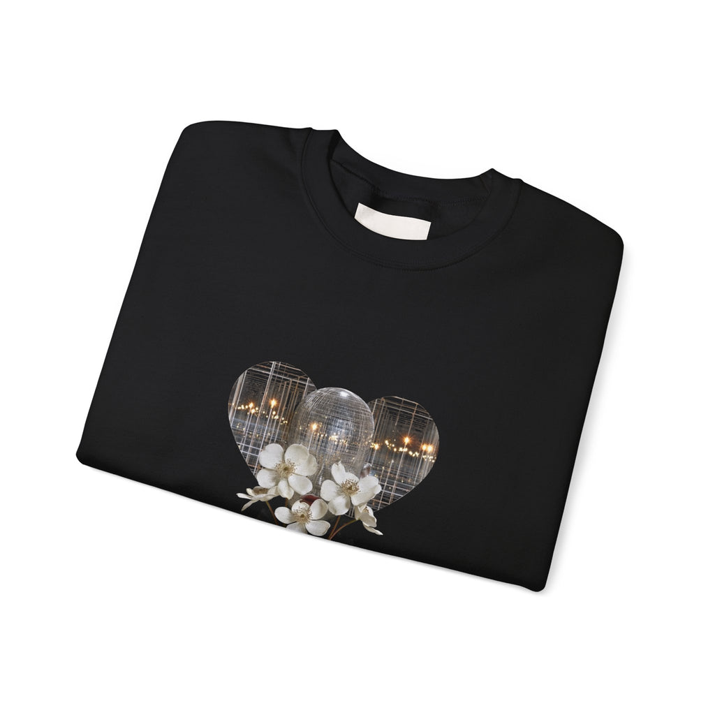 Floral Silhouette Crewneck Sweatshirt
