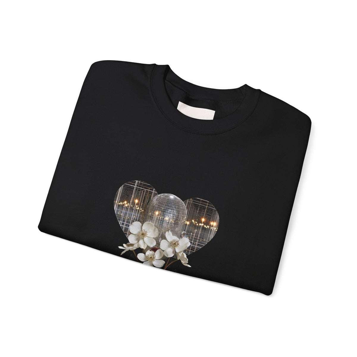 Floral Silhouette Crewneck Sweatshirt