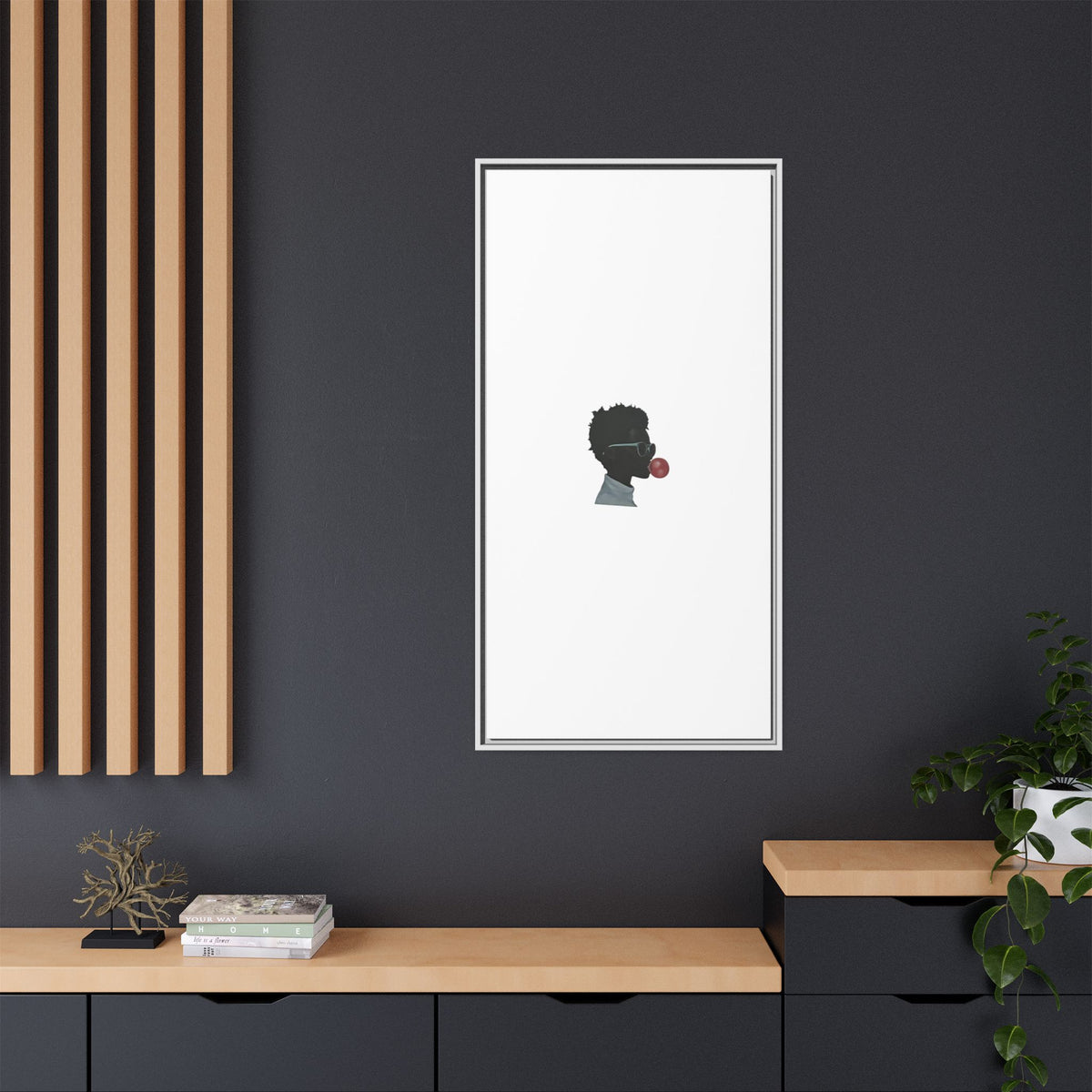 Matte Canvas, Framed (Multi-color)