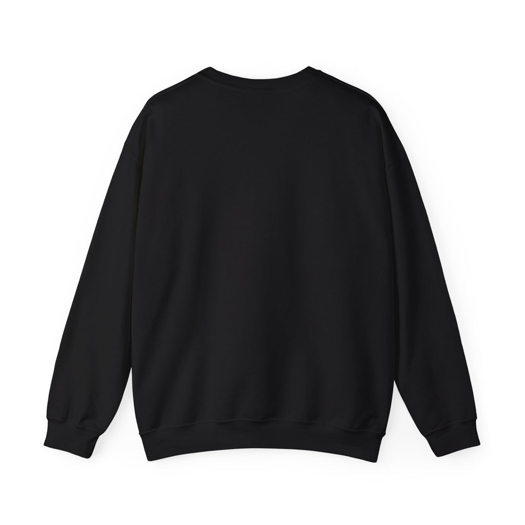 Abstract Triple-Profile Art Sweatshirt — Colorful Layered Faces Crewneck