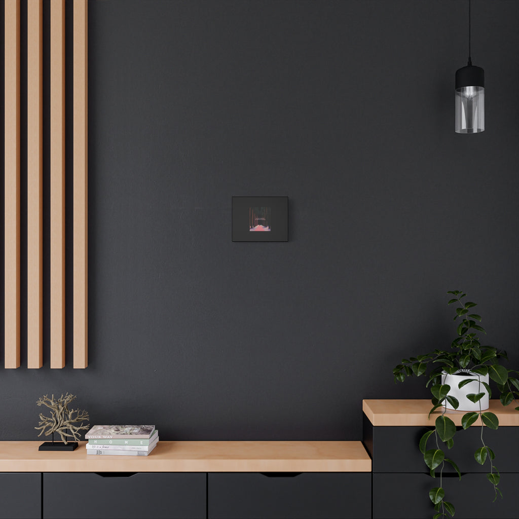 Motivational Forest Path Matte Canvas Wall Art — "You stop needing it. You attract everything."
