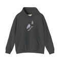 Minimalist Staircase Hoodie — Abstract Couple Illustration Pullover