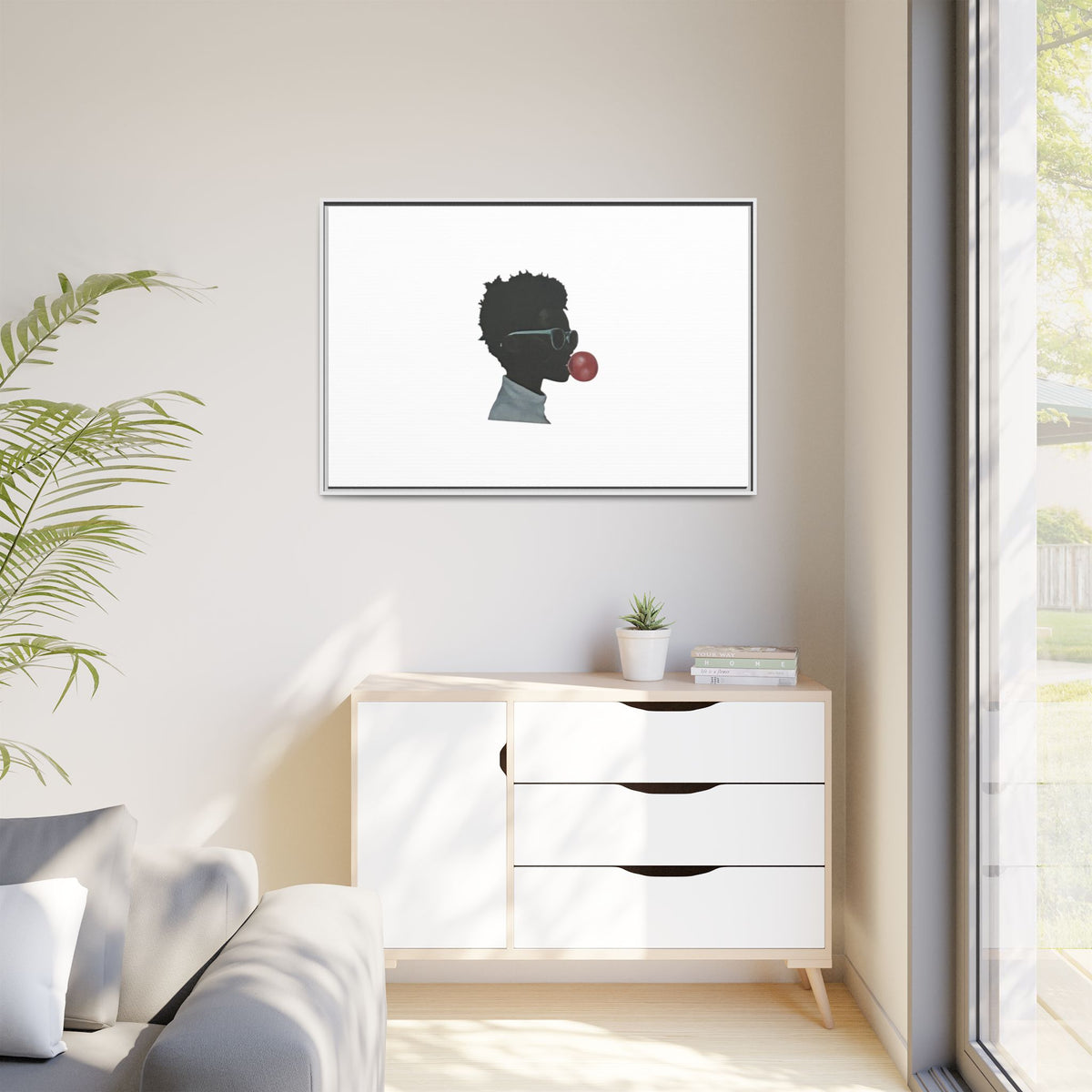 Matte Canvas, Framed (Multi-color)