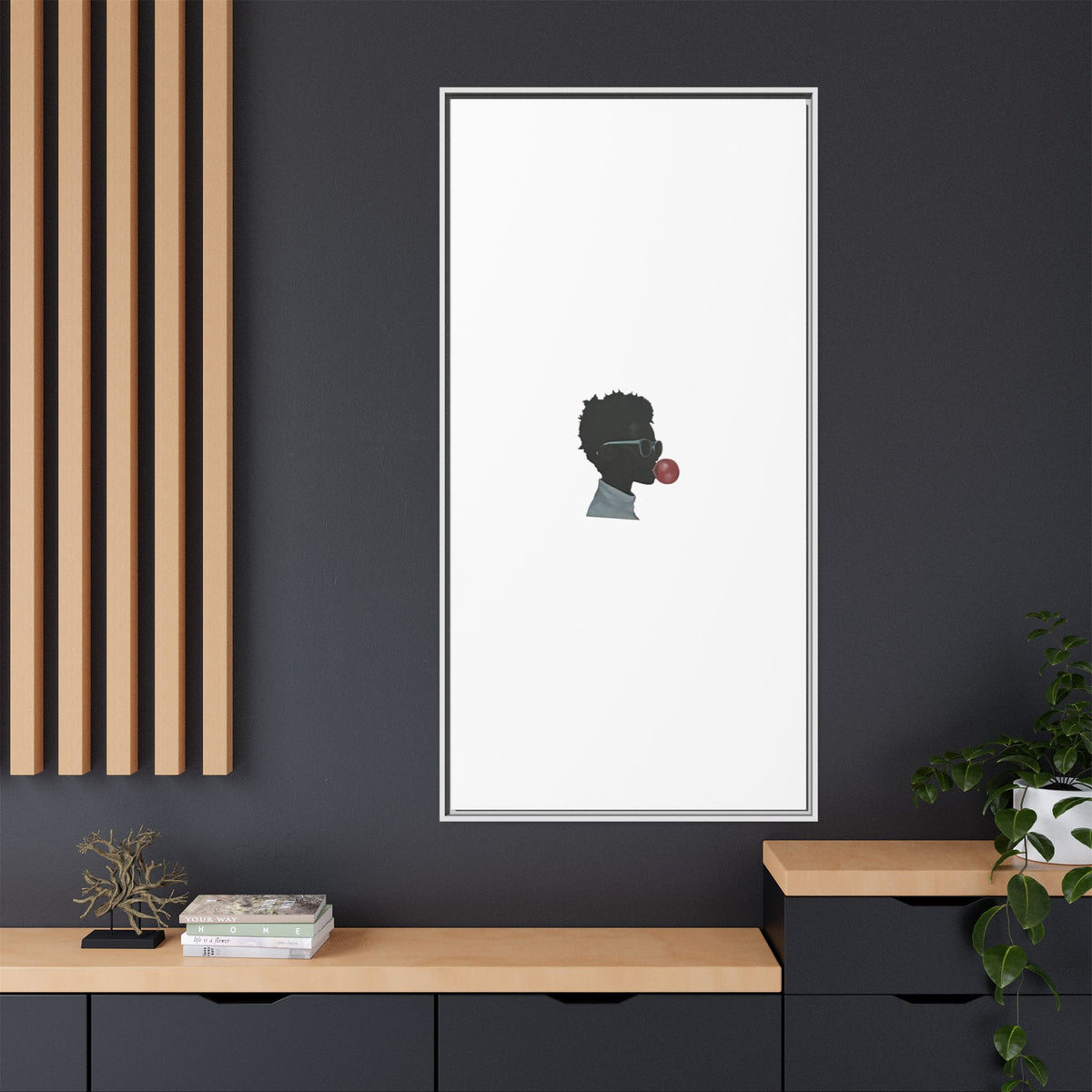 Matte Canvas, Framed (Multi-color)
