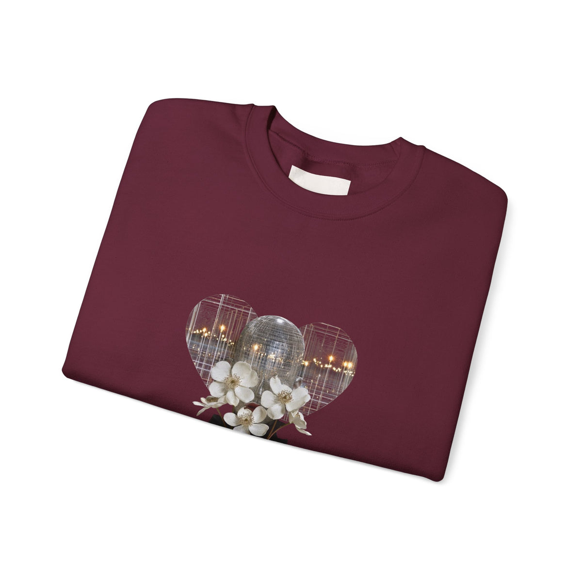 Floral Silhouette Crewneck Sweatshirt
