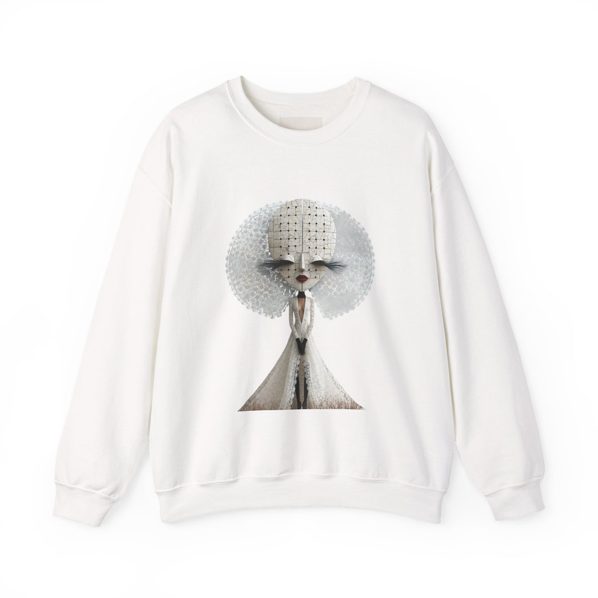 Afro Poodle Art Crewneck Sweatshirt