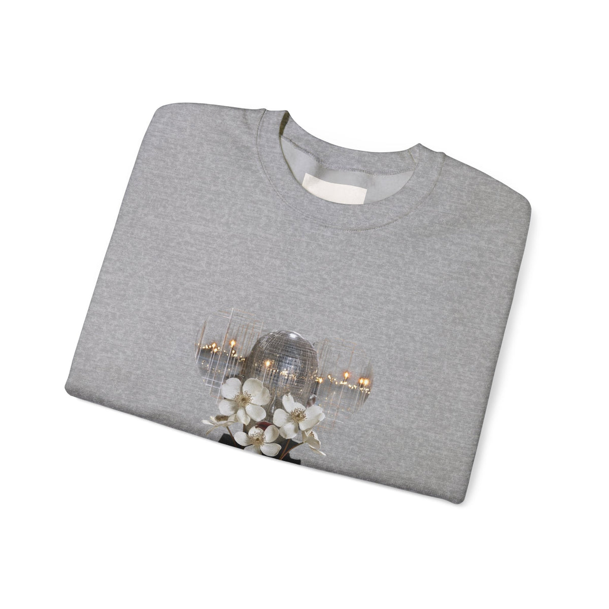 Floral Silhouette Crewneck Sweatshirt
