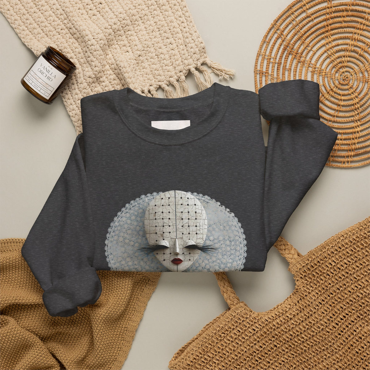 Afro Poodle Art Crewneck Sweatshirt