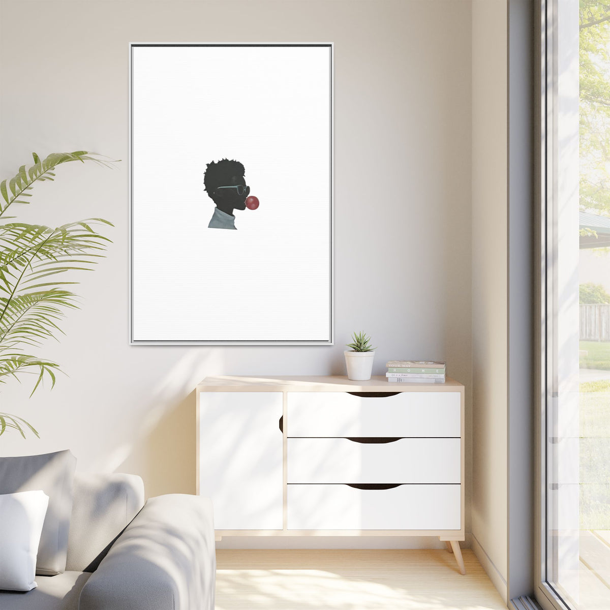 Matte Canvas, Framed (Multi-color)