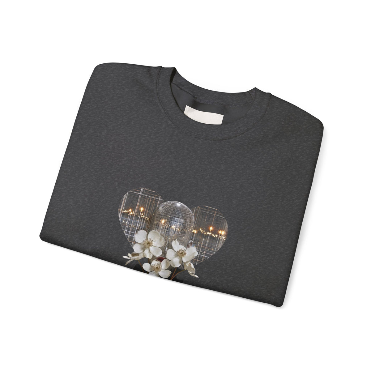 Floral Silhouette Crewneck Sweatshirt