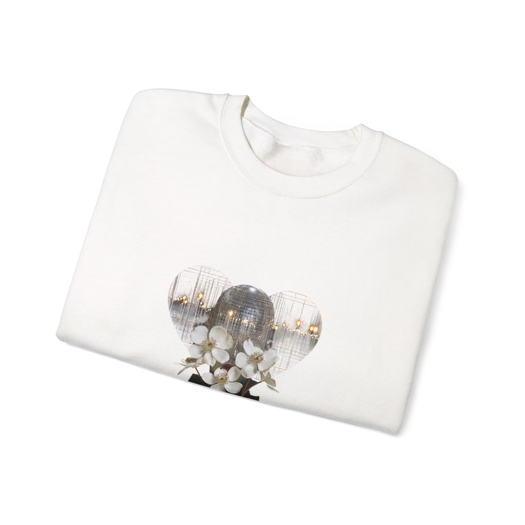 Floral Silhouette Crewneck Sweatshirt