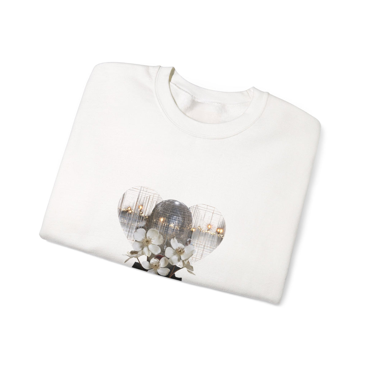 Floral Silhouette Crewneck Sweatshirt
