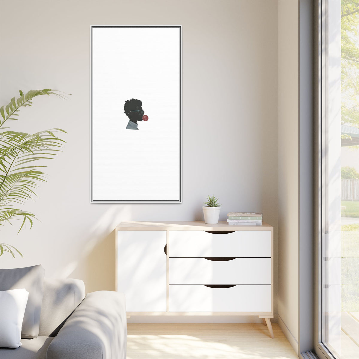 Matte Canvas, Framed (Multi-color)