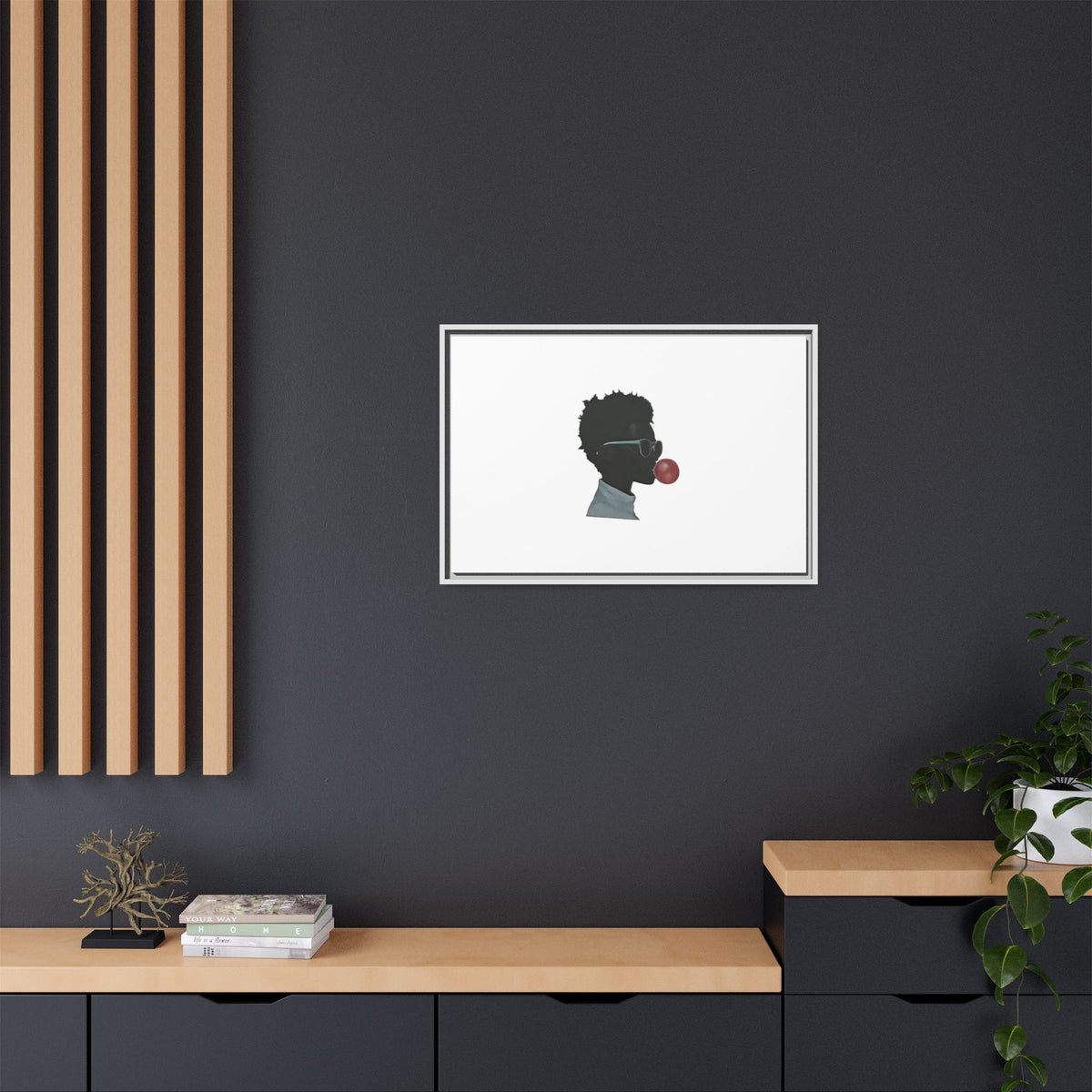 Matte Canvas, Framed (Multi-color)