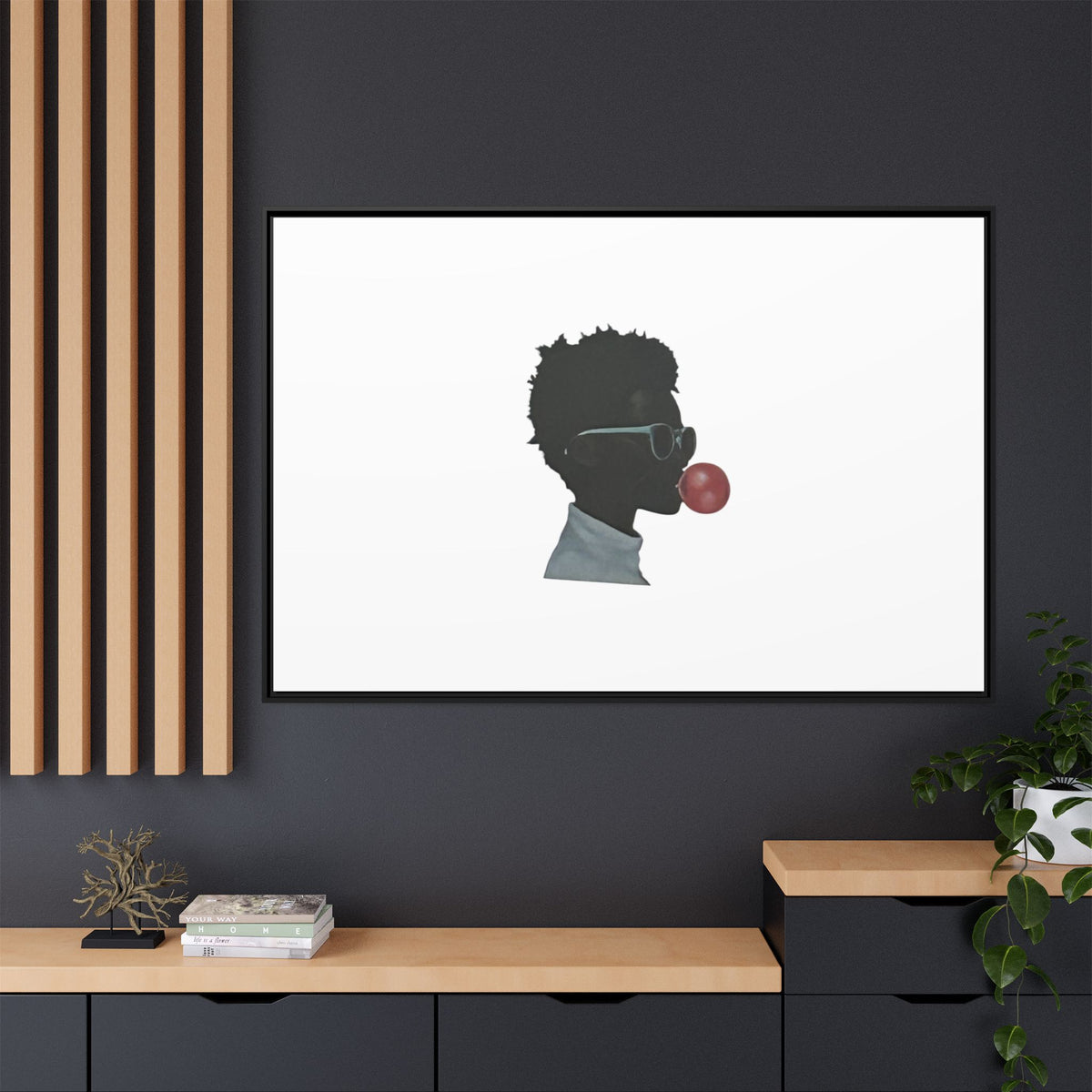 Matte Canvas, Framed (Multi-color)