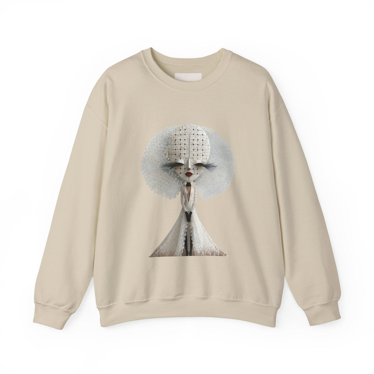 Afro Poodle Art Crewneck Sweatshirt