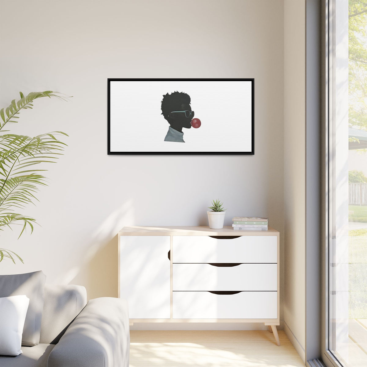 Matte Canvas, Framed (Multi-color)