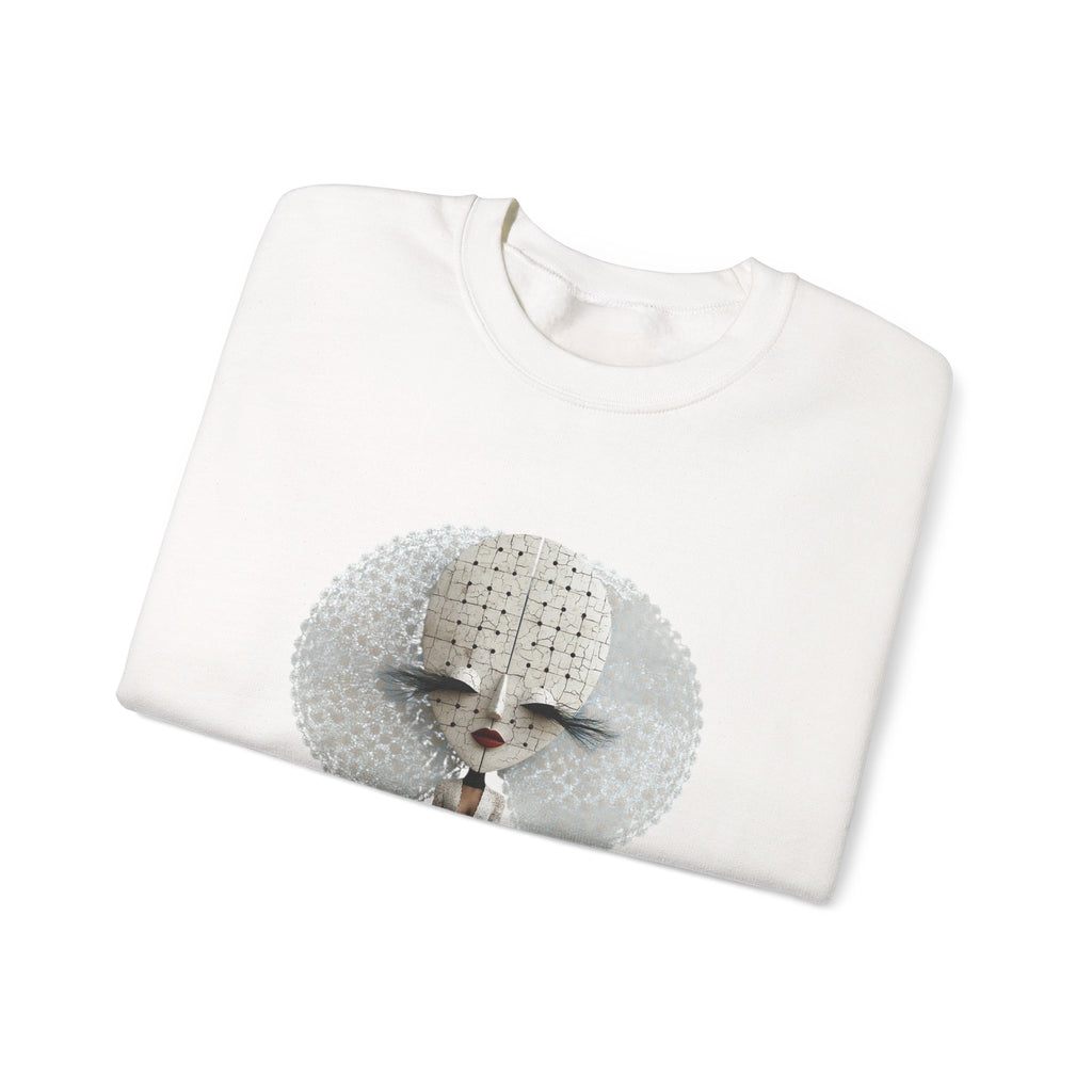 Afro Poodle Art Crewneck Sweatshirt