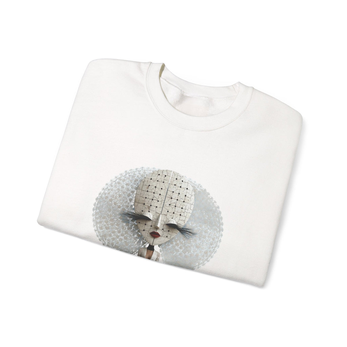 Afro Poodle Art Crewneck Sweatshirt
