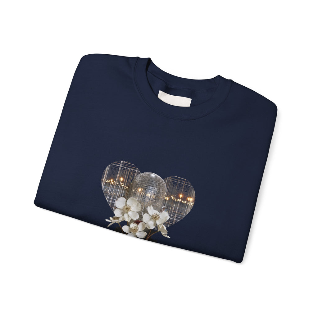 Floral Silhouette Crewneck Sweatshirt