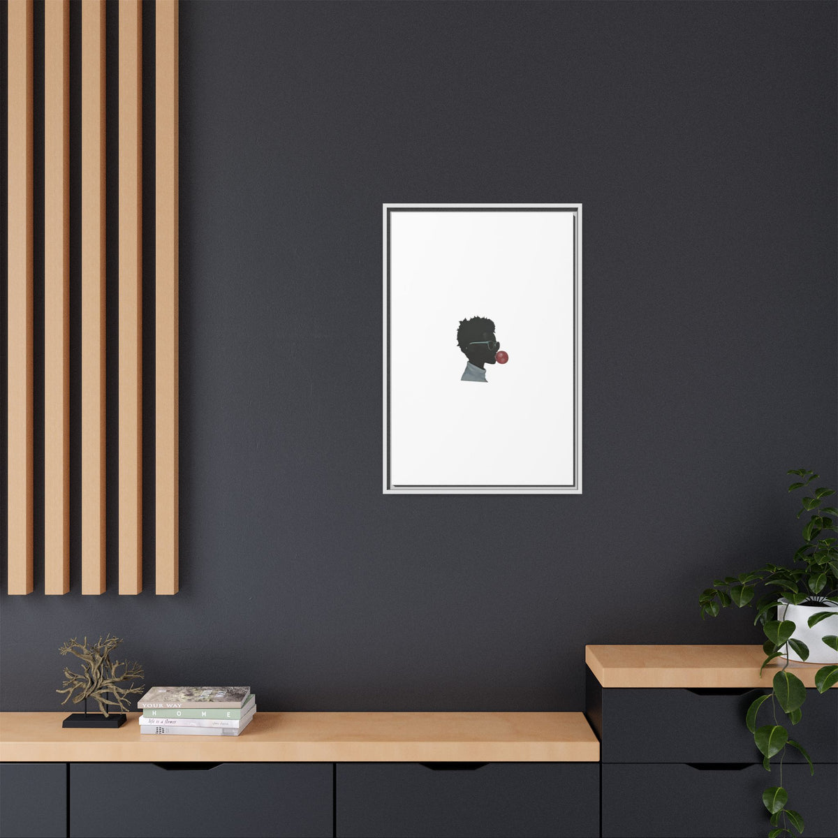 Matte Canvas, Framed (Multi-color)