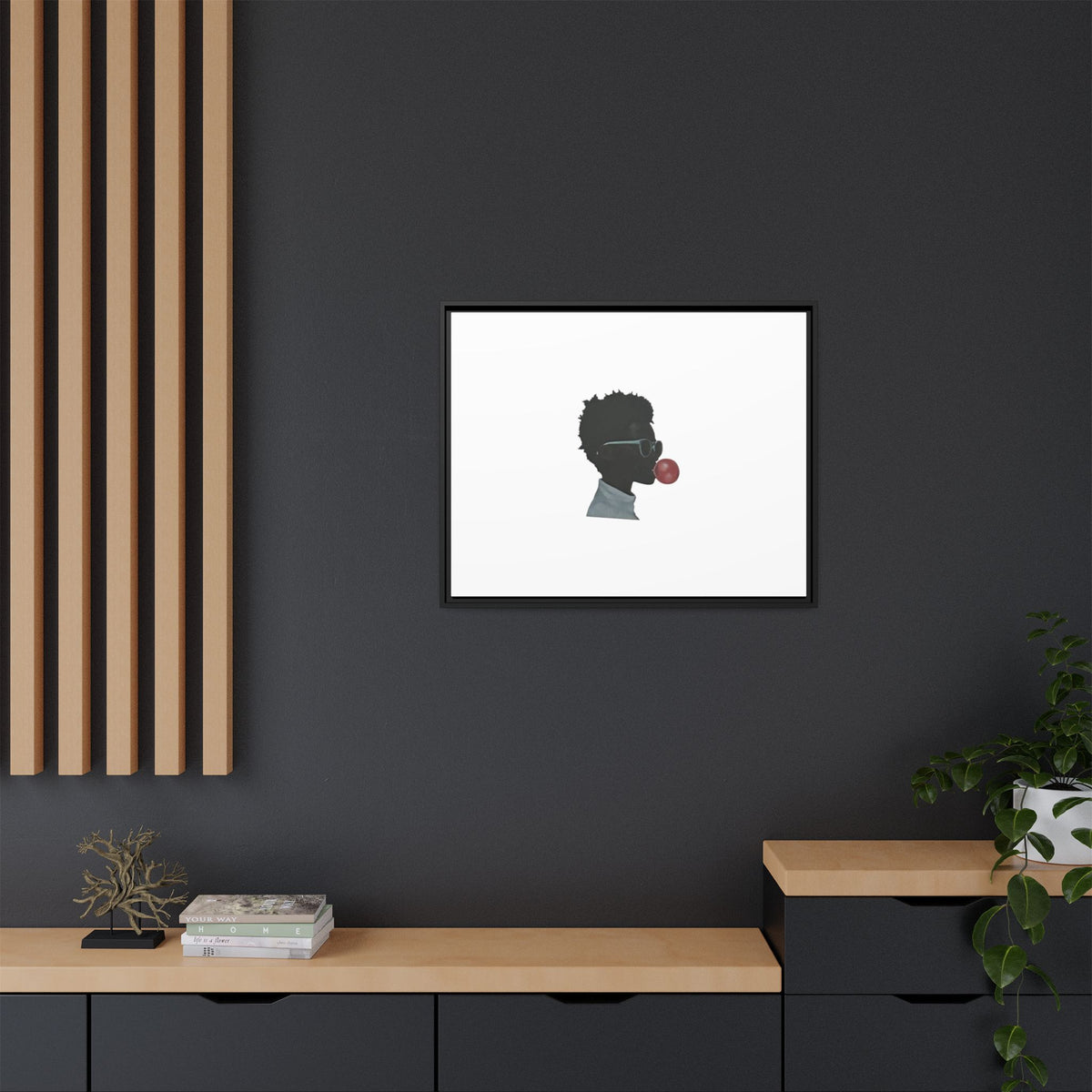 Matte Canvas, Framed (Multi-color)