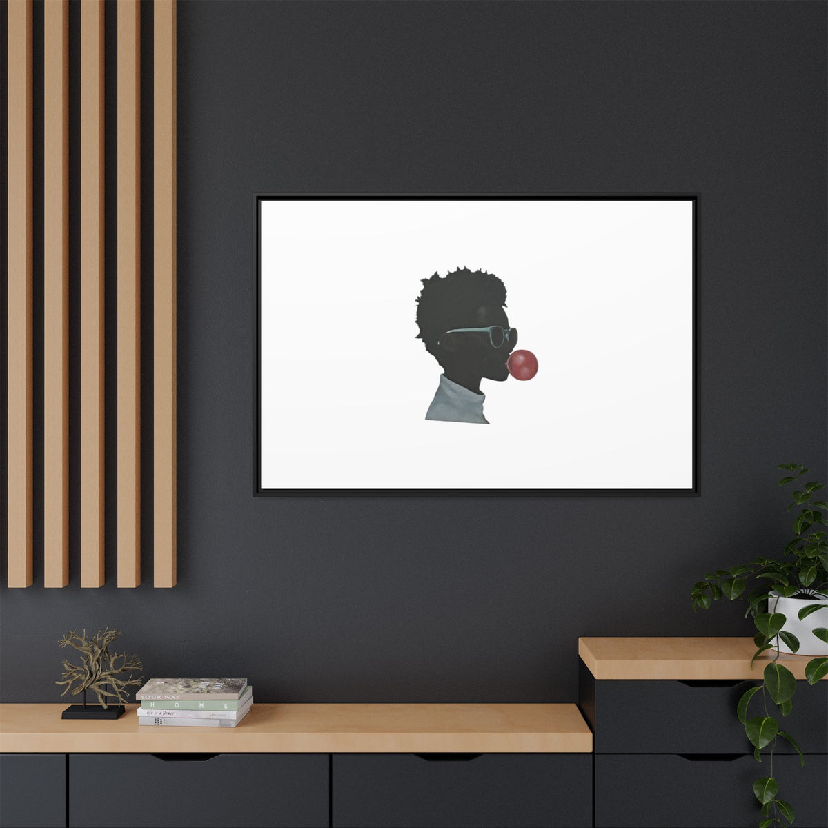 Matte Canvas, Framed (Multi-color)