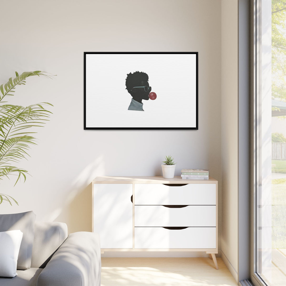 Matte Canvas, Framed (Multi-color)
