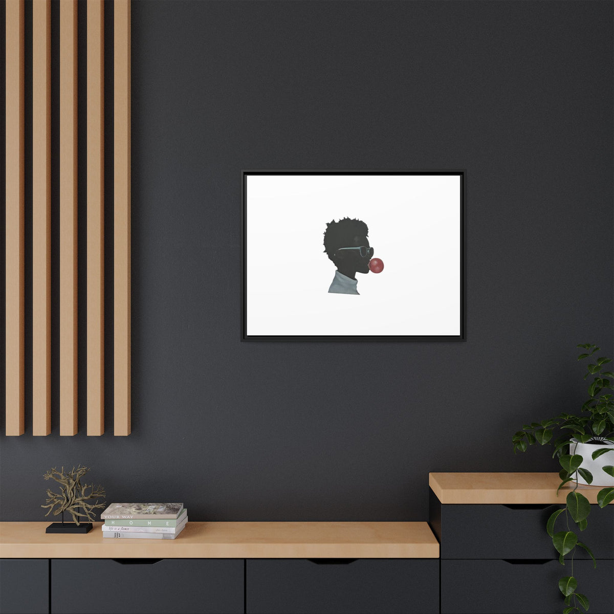 Matte Canvas, Framed (Multi-color)