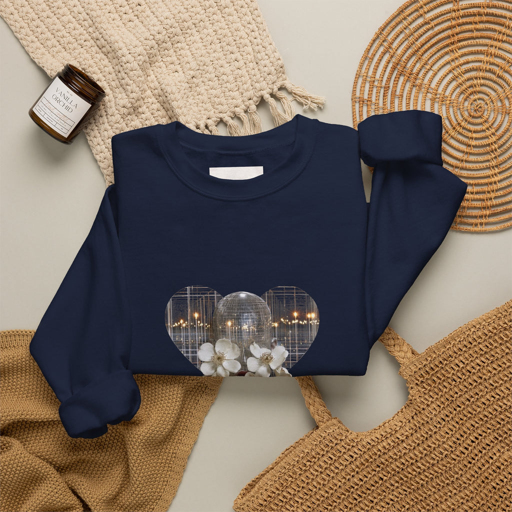 Floral Silhouette Crewneck Sweatshirt