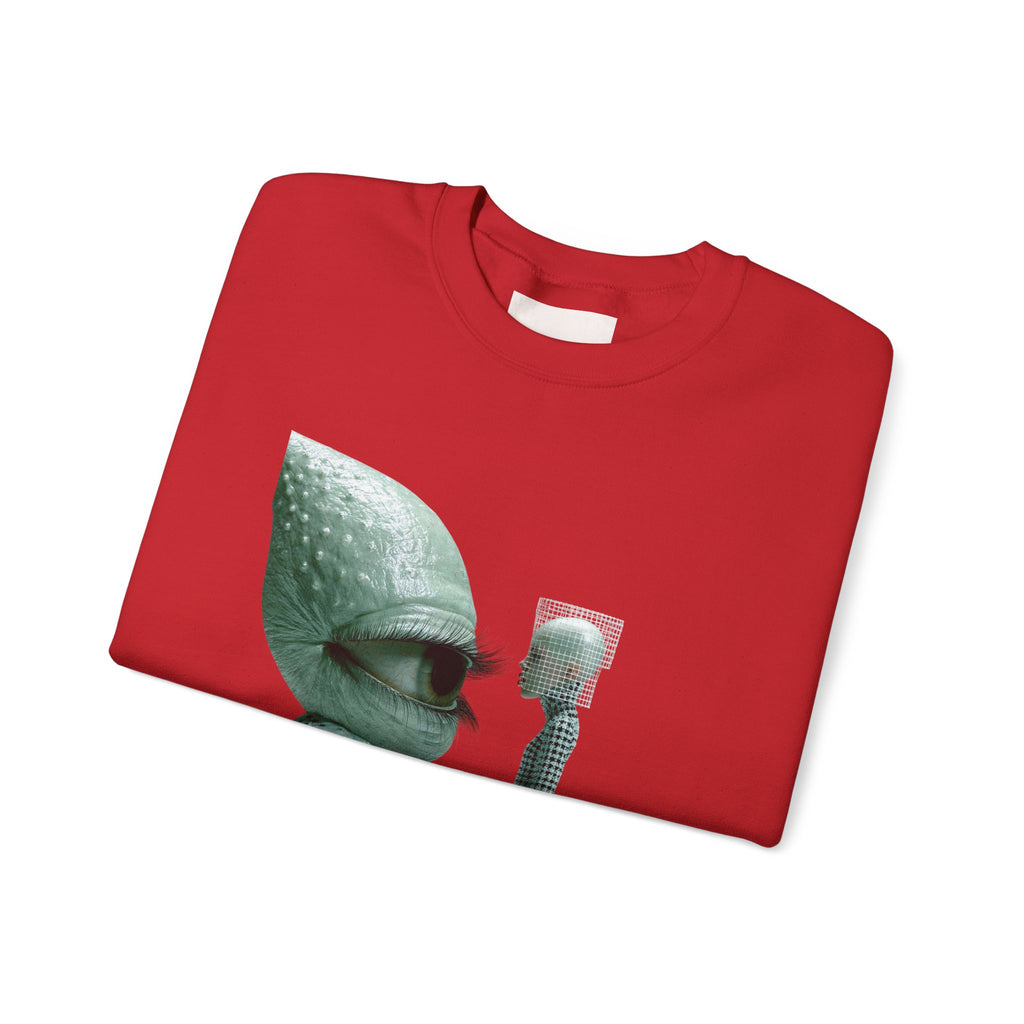 Surreal Bird & Woman Graphic Sweatshirt