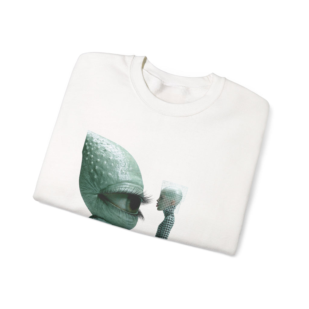 Surreal Bird & Woman Graphic Sweatshirt