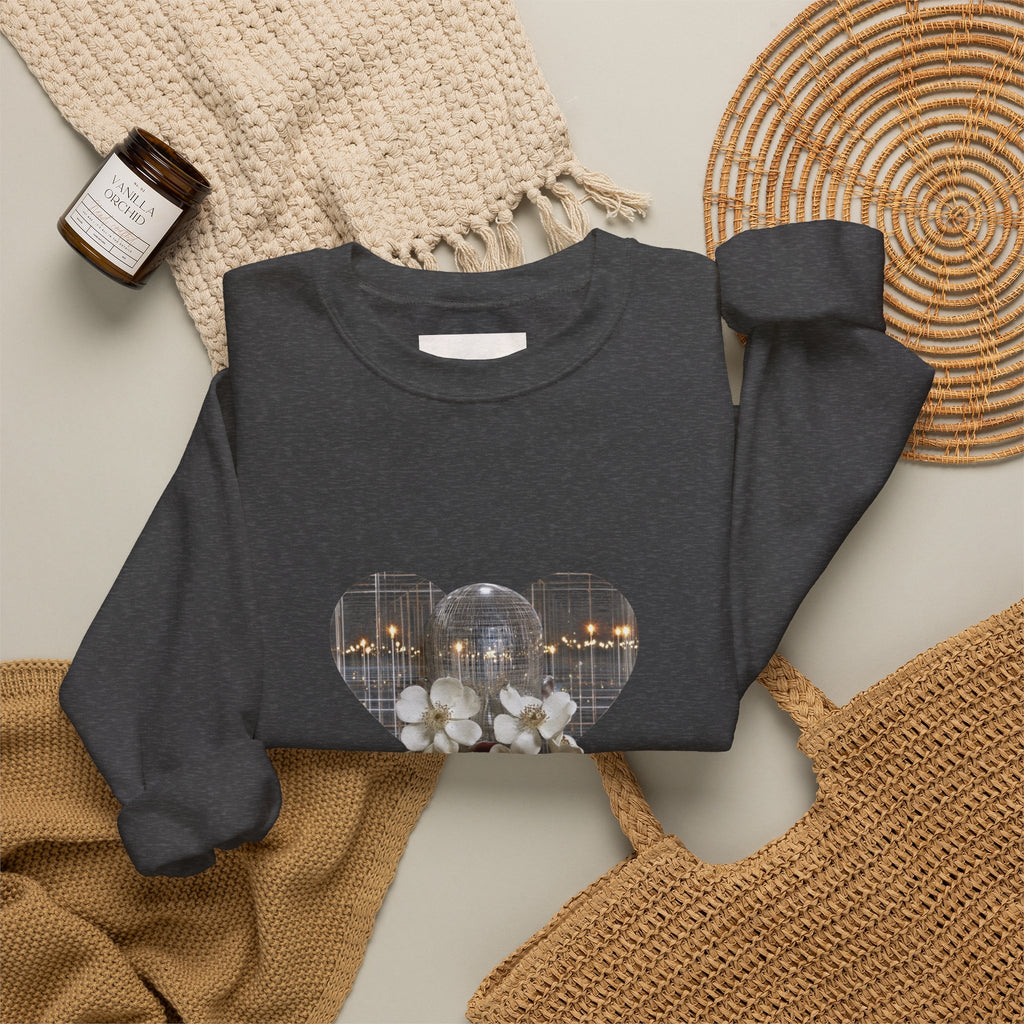 Floral Silhouette Crewneck Sweatshirt