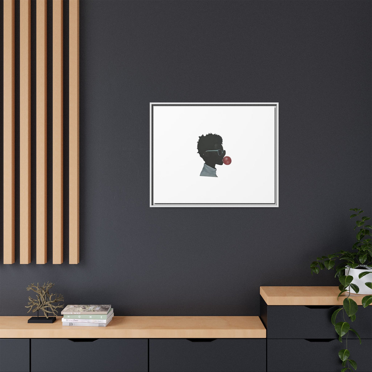 Matte Canvas, Framed (Multi-color)