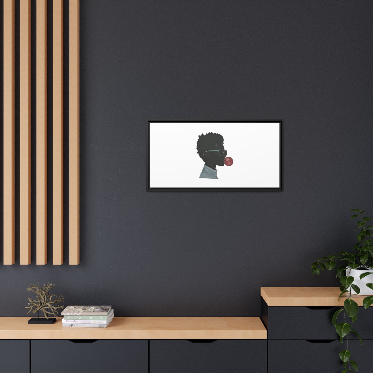 Matte Canvas, Framed (Multi-color)