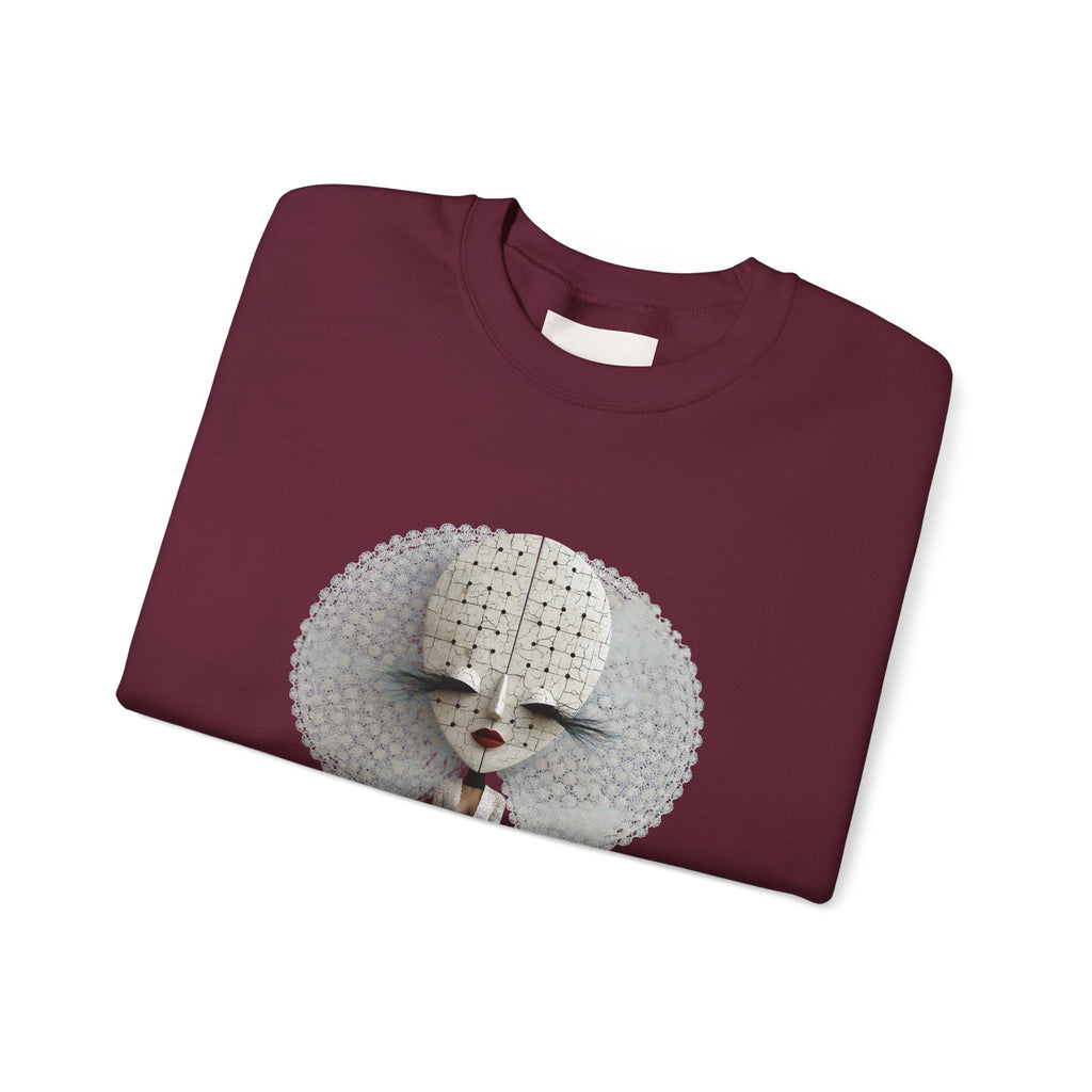 Afro Poodle Art Crewneck Sweatshirt