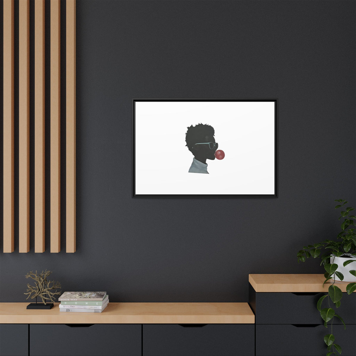 Matte Canvas, Framed (Multi-color)