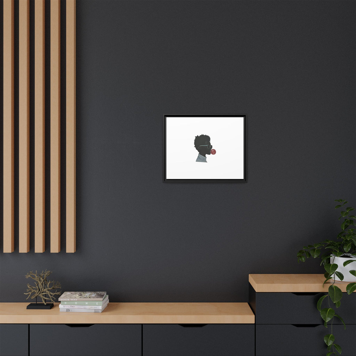 Matte Canvas, Framed (Multi-color)