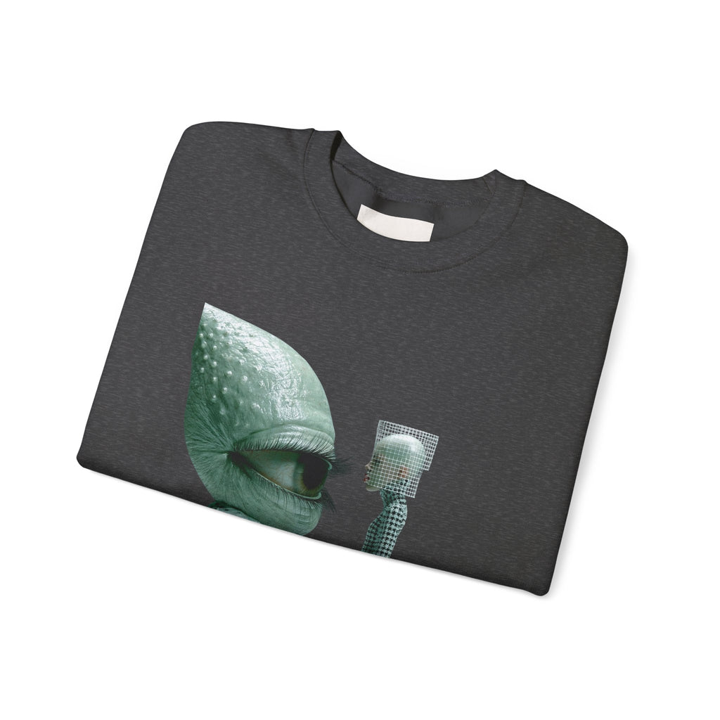 Surreal Bird & Woman Graphic Sweatshirt