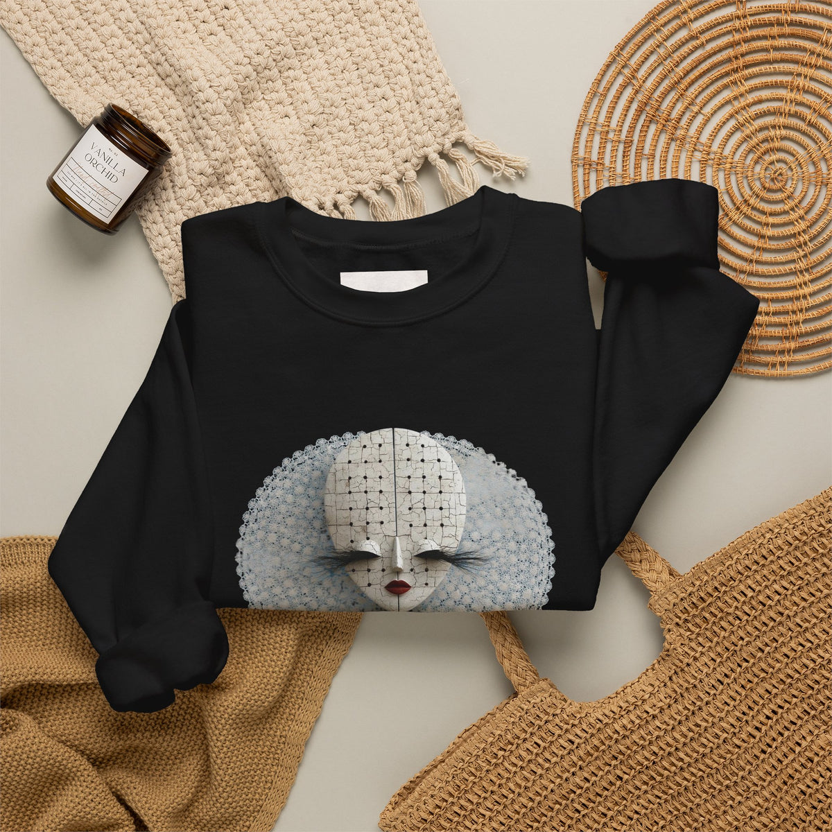 Afro Poodle Art Crewneck Sweatshirt