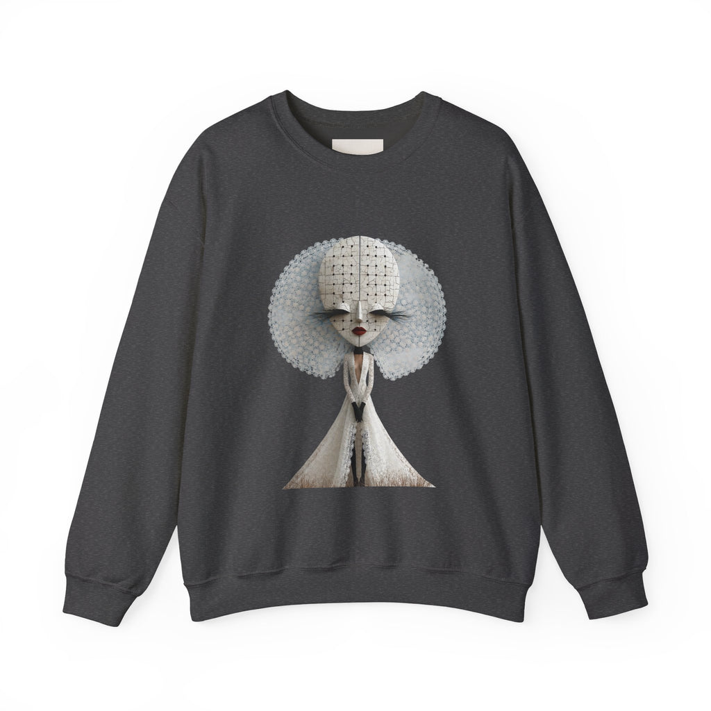 Afro Poodle Art Crewneck Sweatshirt
