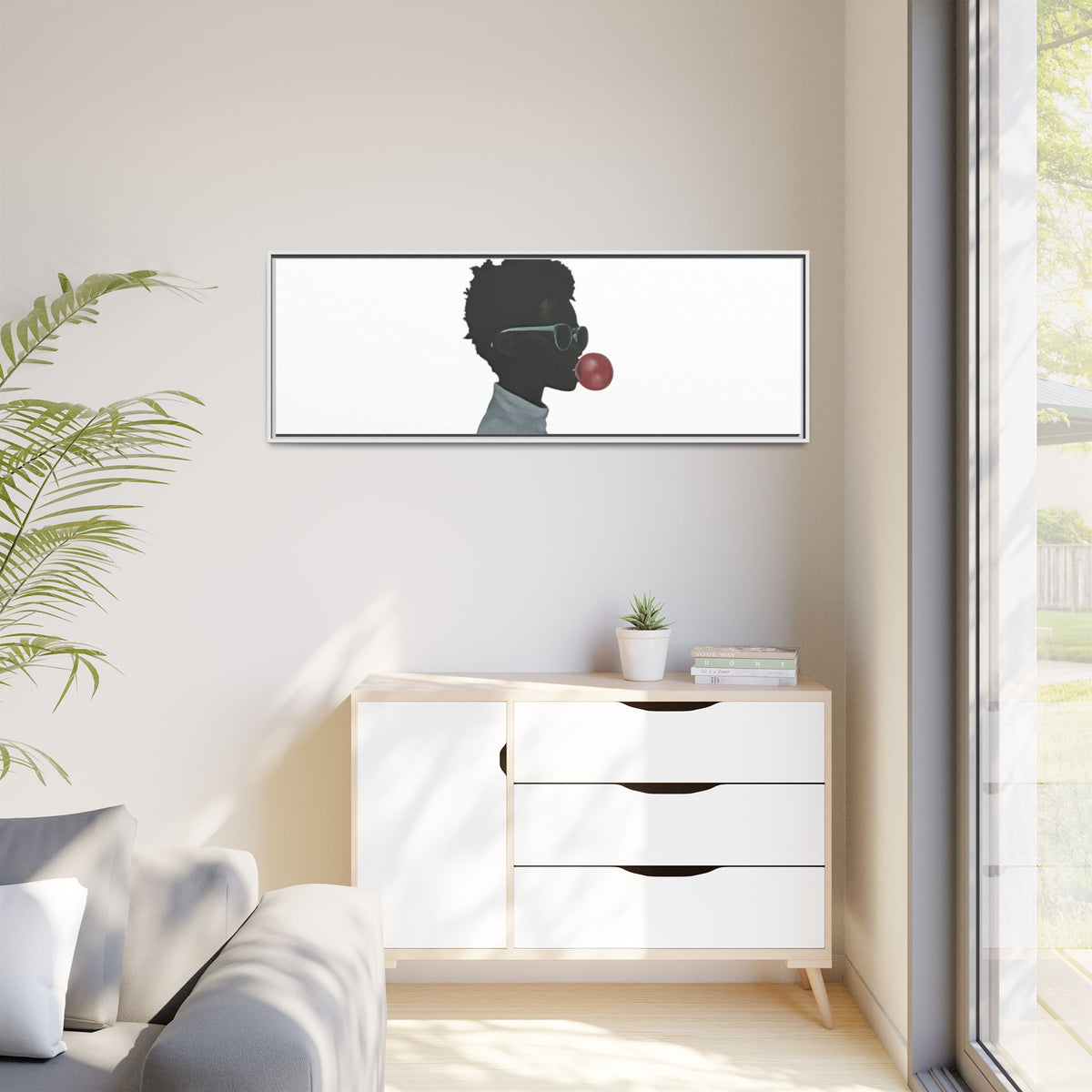 Matte Canvas, Framed (Multi-color)