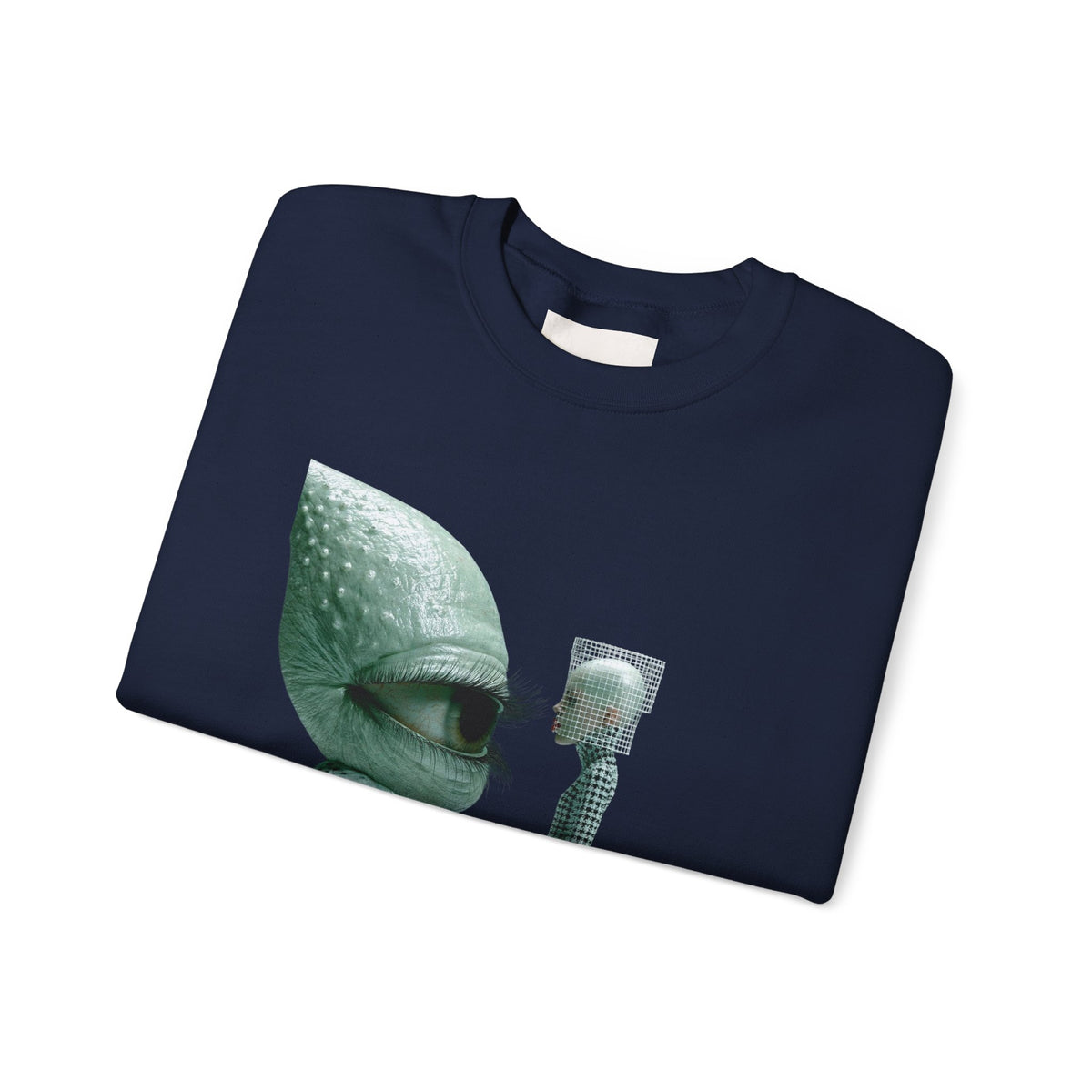 Surreal Bird & Woman Graphic Sweatshirt