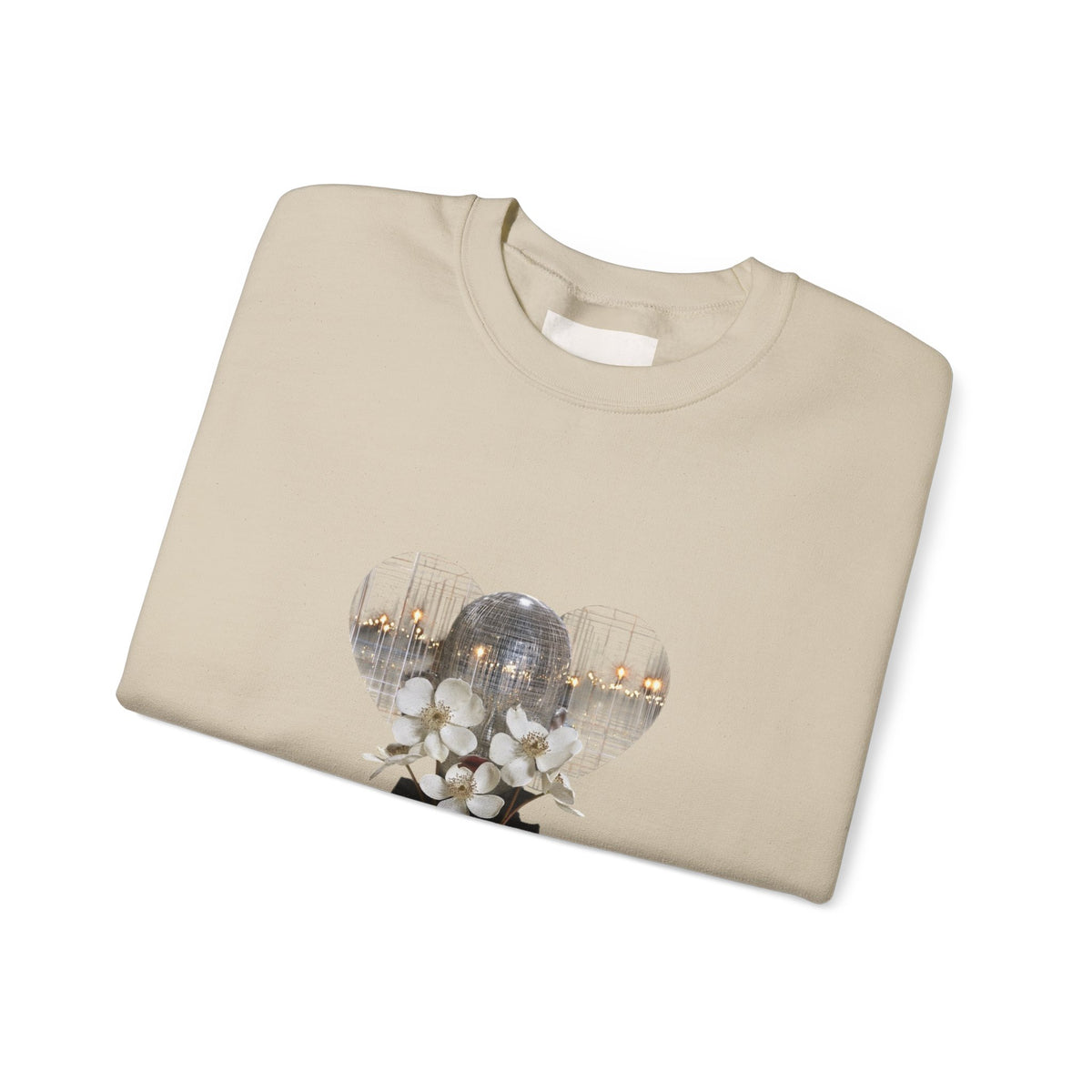 Floral Silhouette Crewneck Sweatshirt