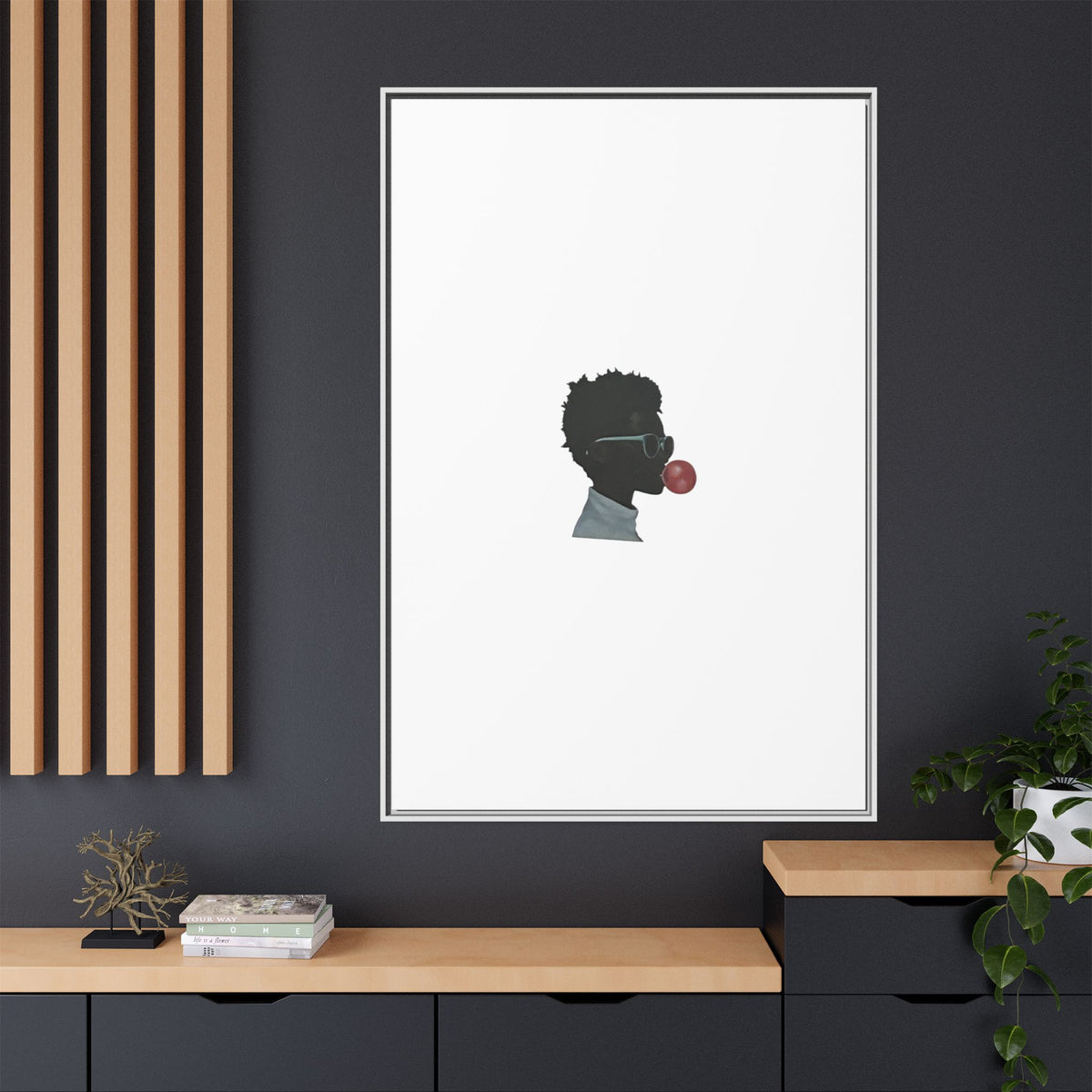 Matte Canvas, Framed (Multi-color)