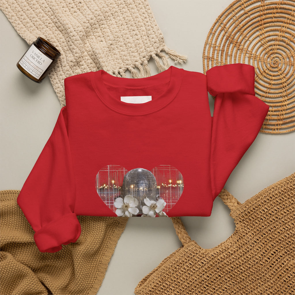 Floral Silhouette Crewneck Sweatshirt