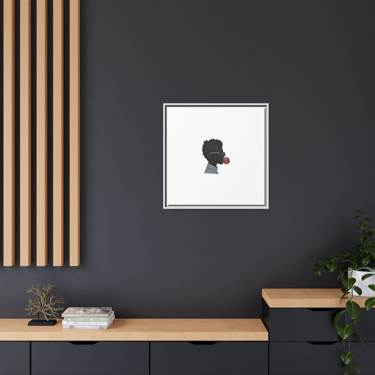 Matte Canvas, Framed (Multi-color)