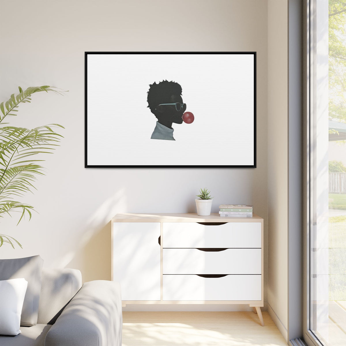 Matte Canvas, Framed (Multi-color)