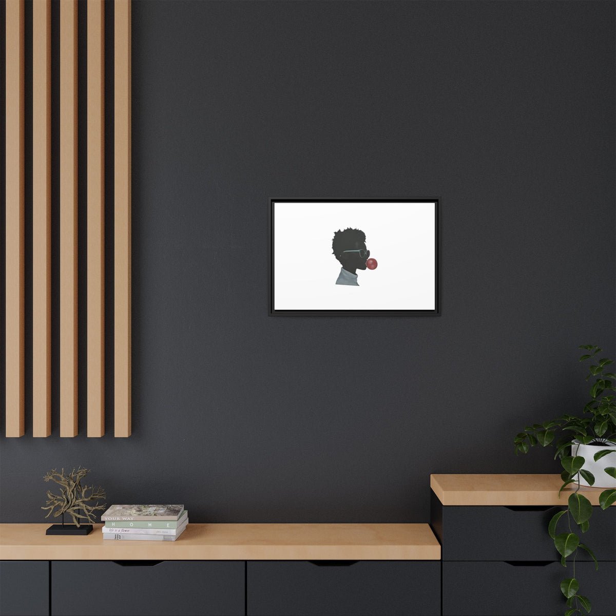Matte Canvas, Framed (Multi-color)
